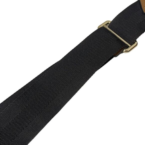 Auth Burberry - 3799403 Dark Brown Light Brown Orange Leather Shoulder Bag - Picture 6 of 8